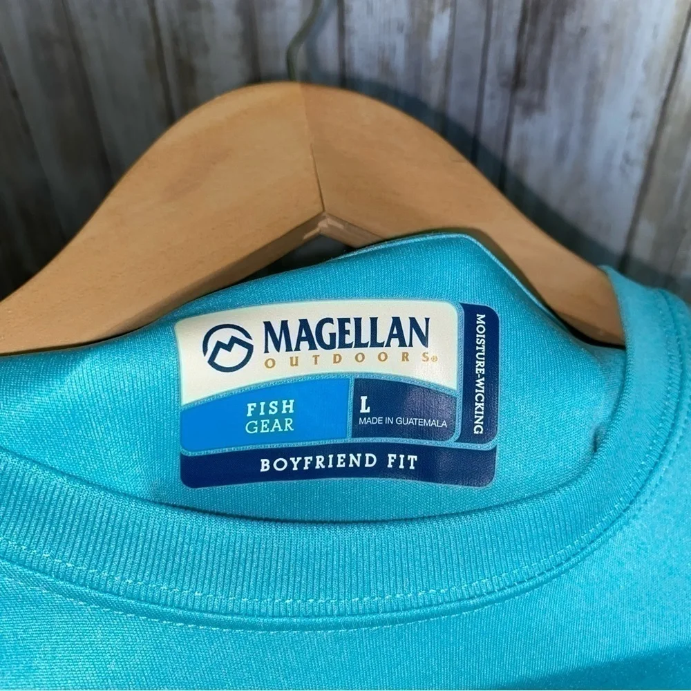 Magellan Fish Gear Blue Long Sleeve - Picture 4 of 4